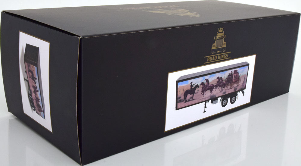 Road Kings RK180161 – Semiremorcă Wild West Black 1:18