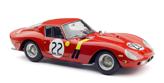 Ferrari 250 GTO,24h France 1962, Beurlys/Elde/Mason, #22 1/18 CMC