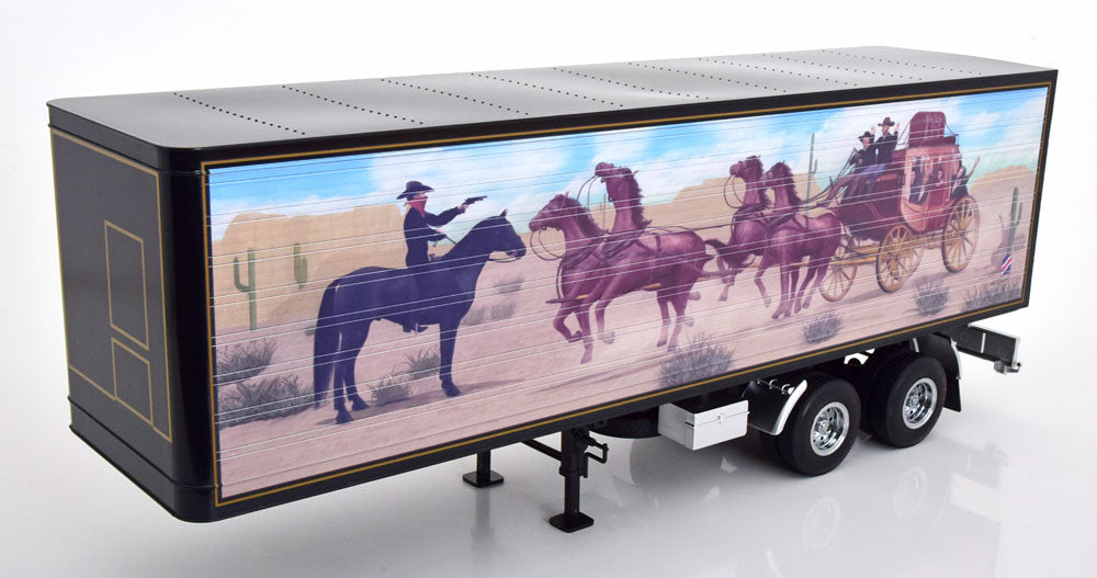 Road Kings RK180161 – Semiremorcă Wild West Black 1:18