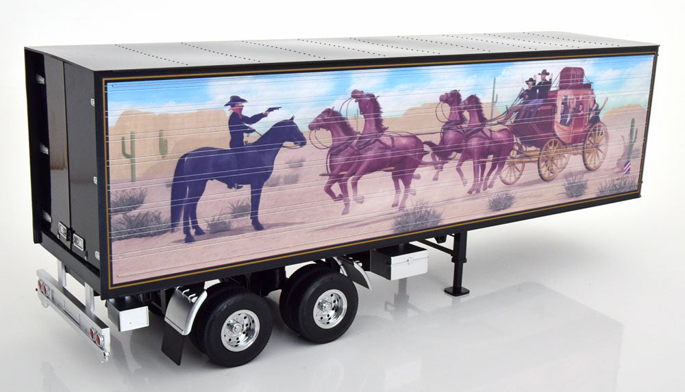 Road Kings RK180161 – Semiremorcă Wild West Black 1:18