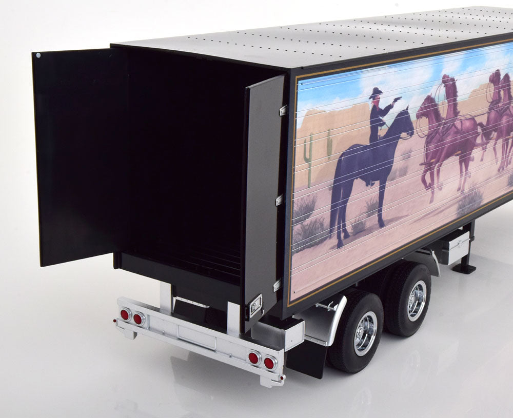 Road Kings RK180161 – Semiremorcă Wild West Black 1:18